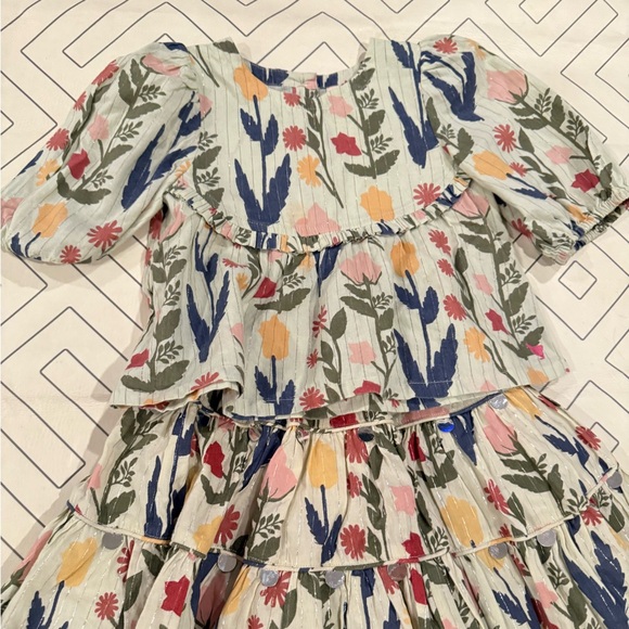 Pink Chicken Pattern Two Piece Set - Picture 3 of 16